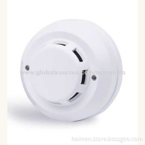 Classic Design 9-35V DC 2-wire Non-polarity Optical Smoke Alarm Detector with Relay Output, 104*53mmNew